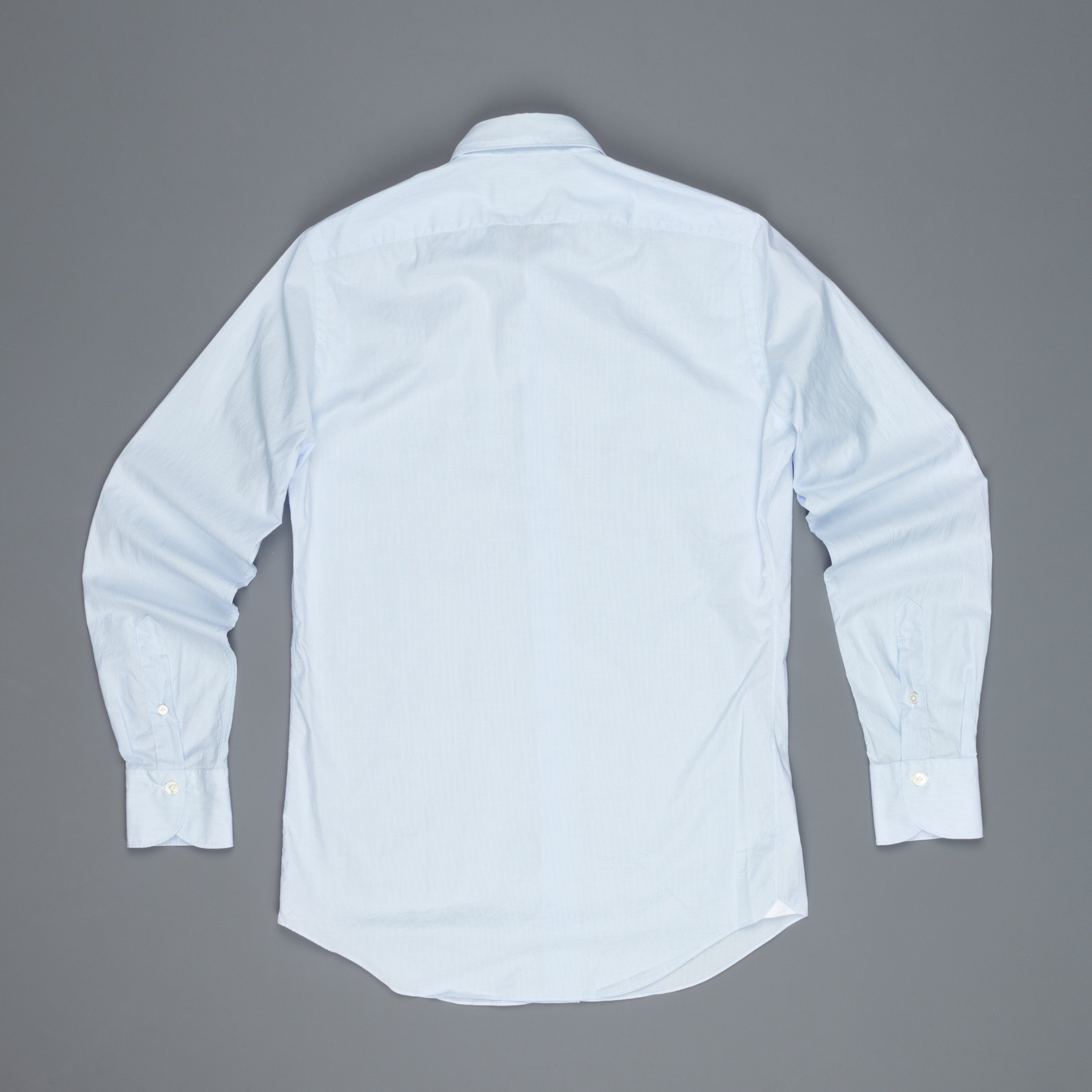 Finamore Seattle shirt hairline blue
