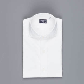 Finamore 'Traveller' shirt Milano fit Collar Eduardo Alumo White poplin