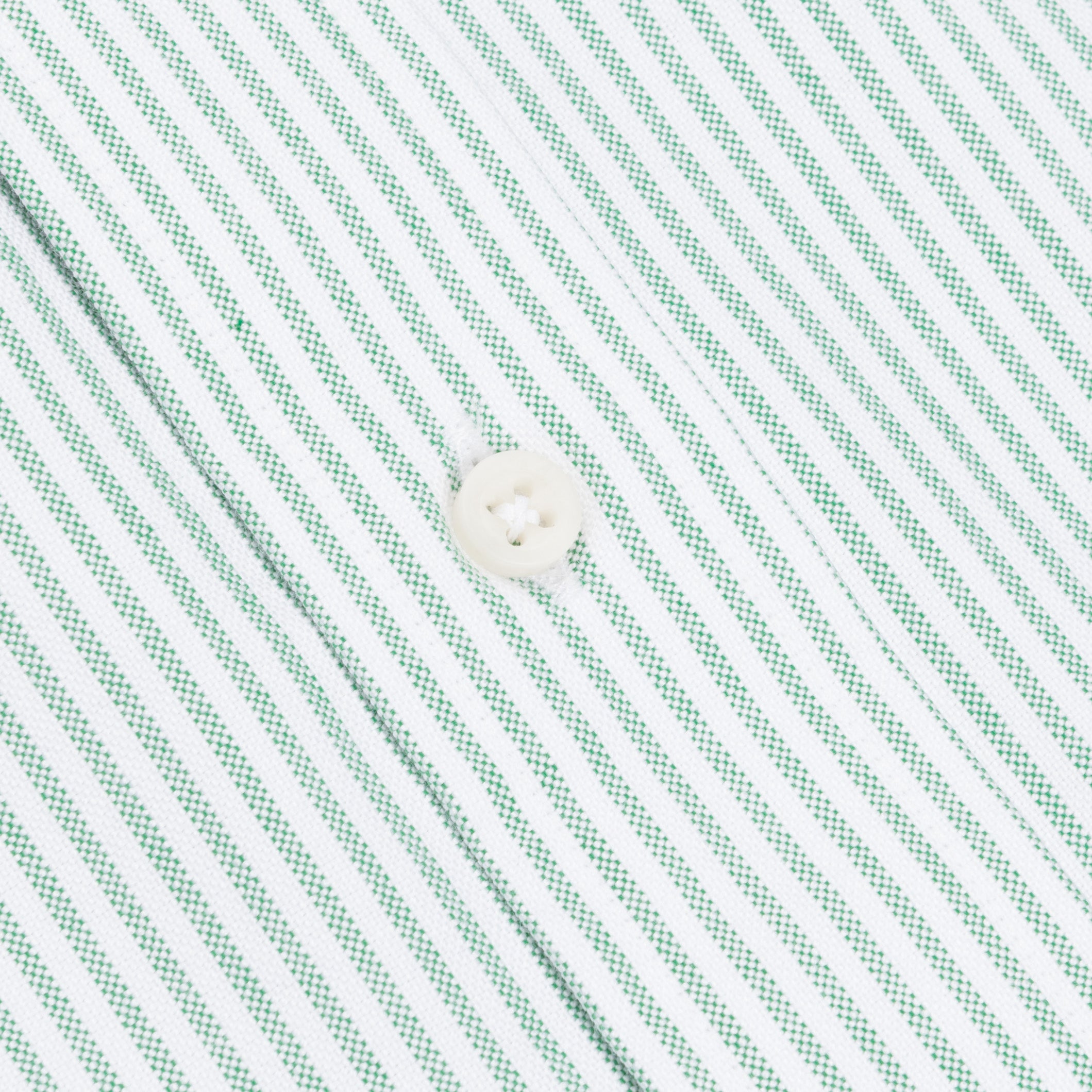 Gitman Vintage oxford button down shirt green striped