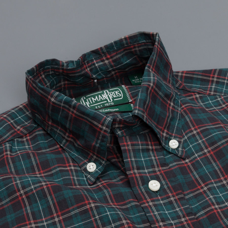 Gitman Vintage Button Down bottle tartan