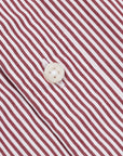 Gitman Vintage Button-Down Shirt Bordeaux Striped