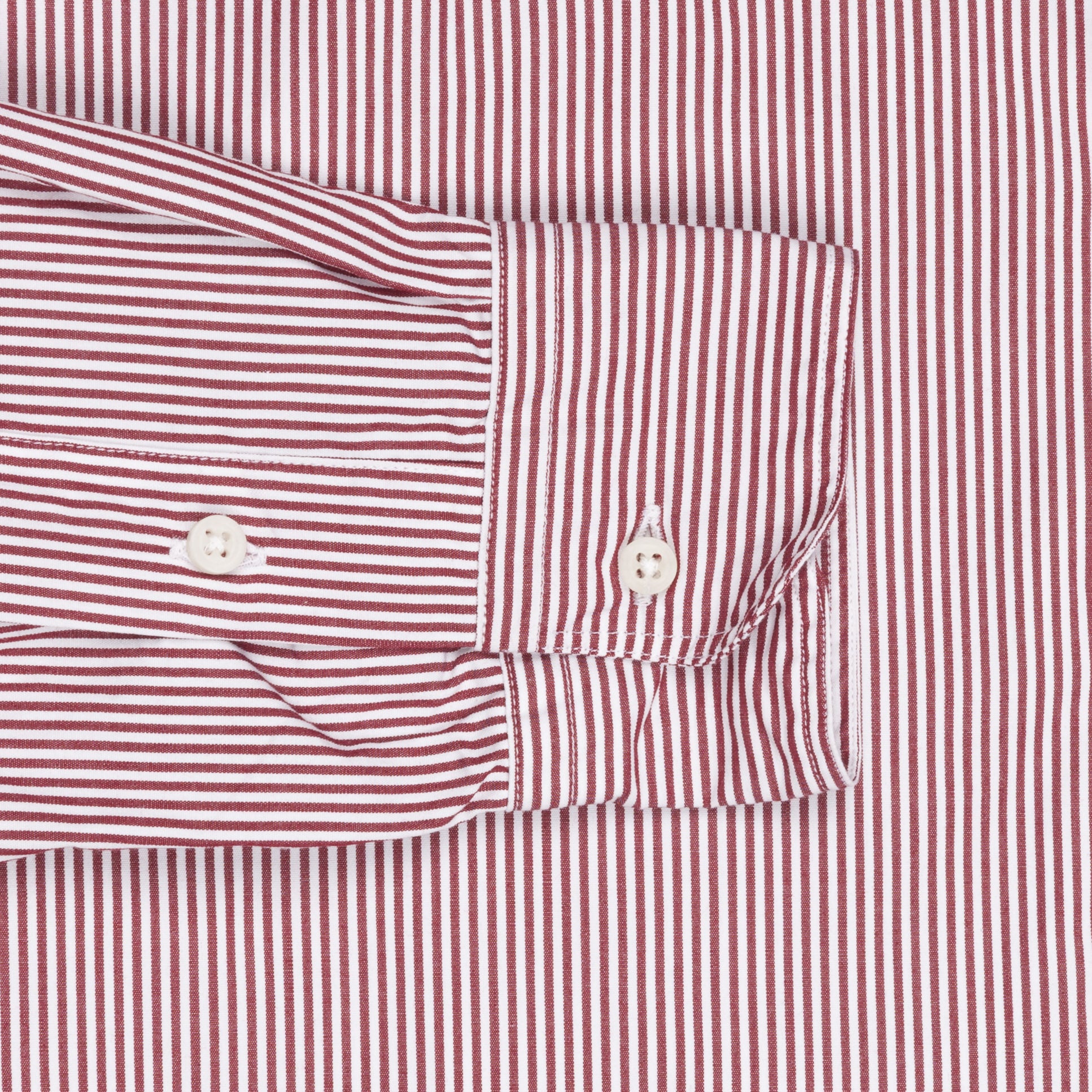 Gitman Vintage Button-Down Shirt Bordeaux Striped