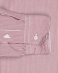 Gitman Vintage Button-Down Shirt Bordeaux Striped