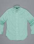 Gitman Vintage Button-Down Shirt Fine Chambray Green