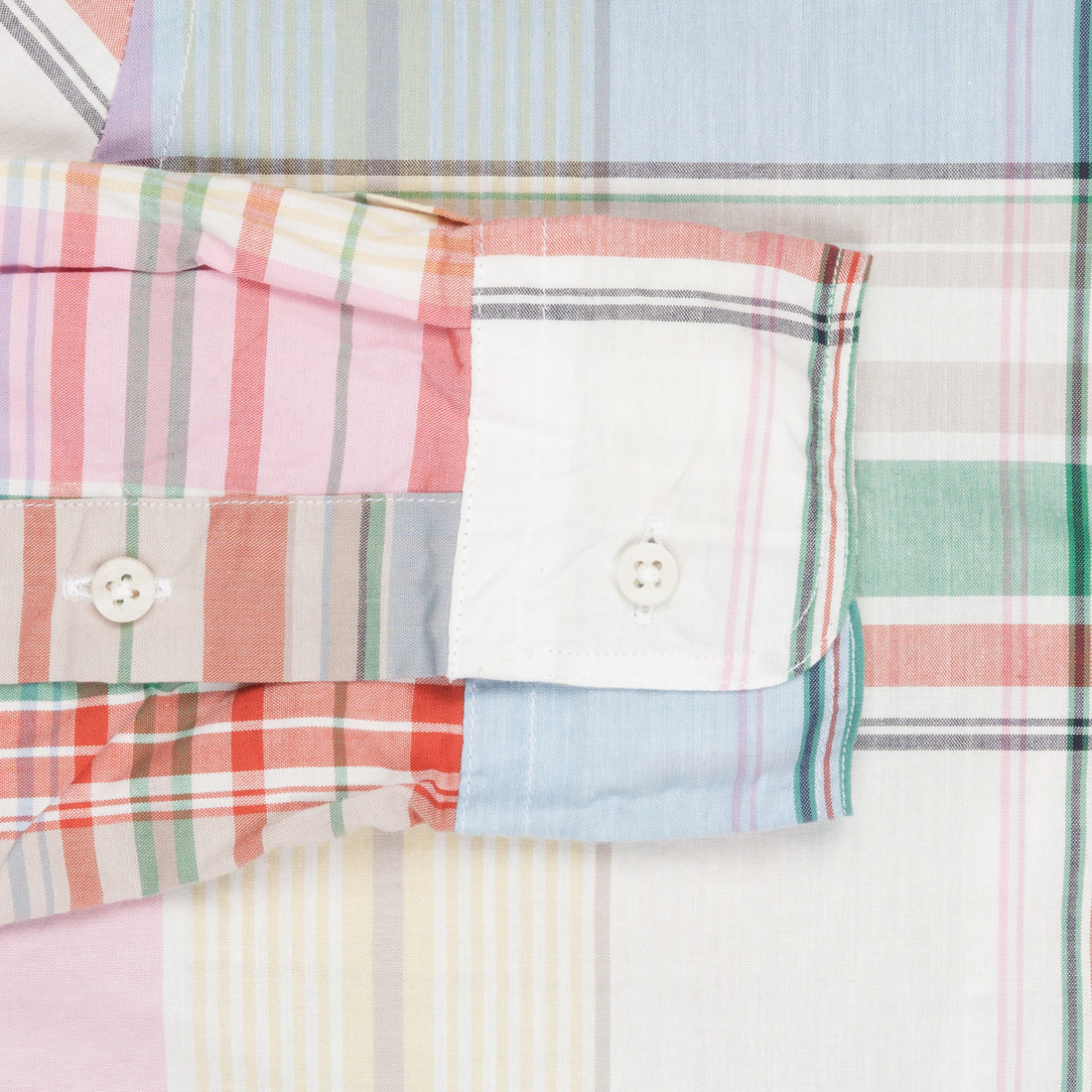 Gitman Vintage Button-Down Shirt Light Blue Pink Madras