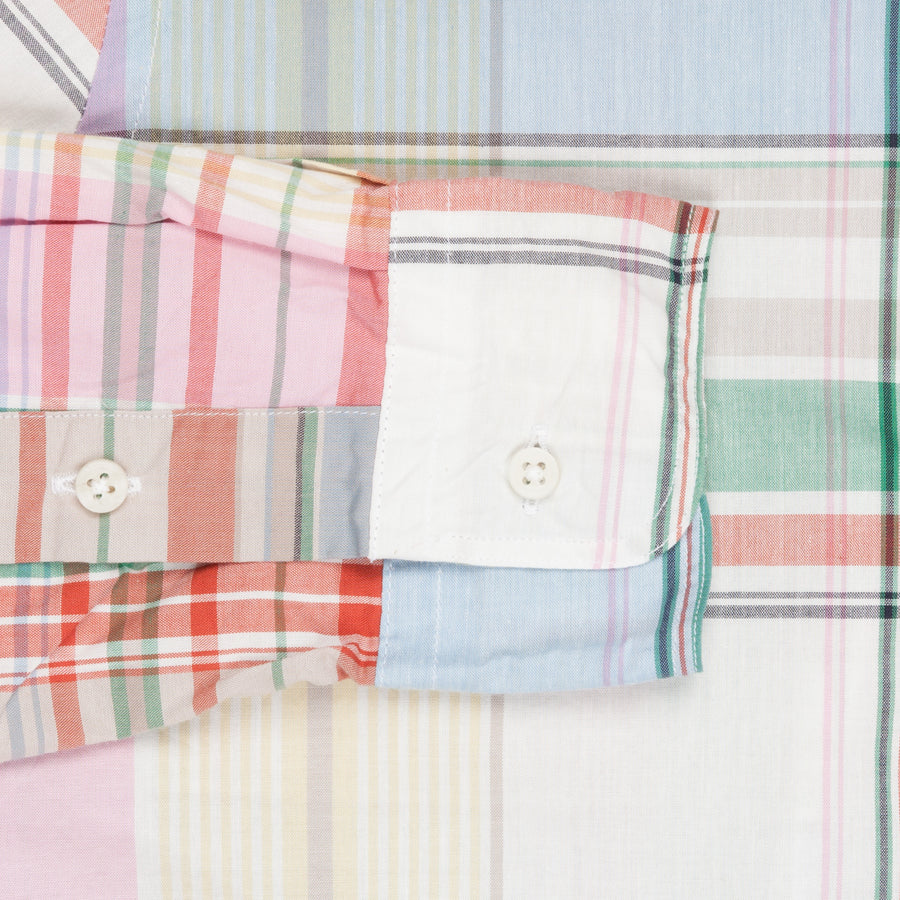 Gitman Vintage Button-Down Shirt Light Blue Pink Madras