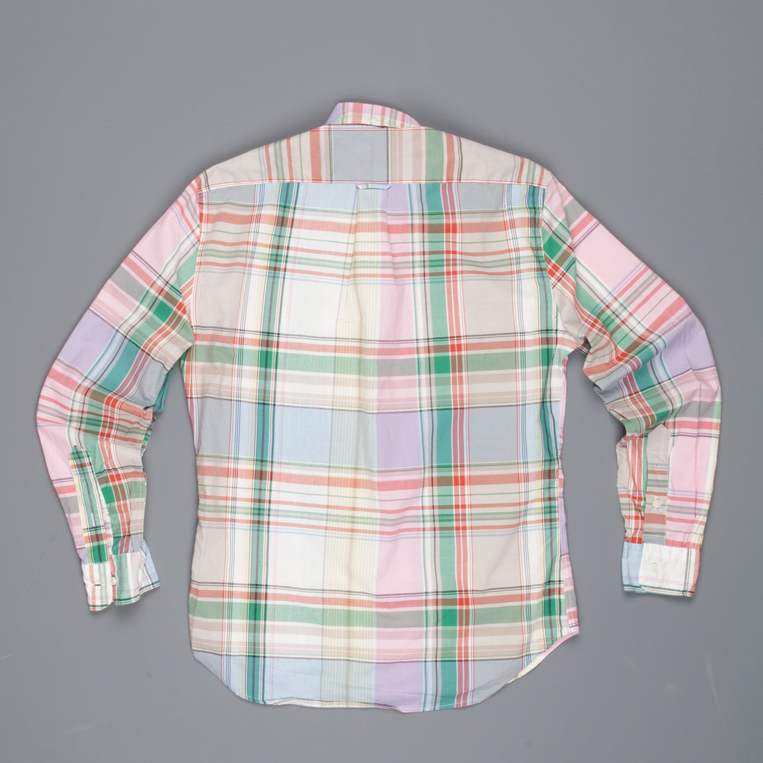 Gitman Vintage Button-Down Shirt Light Blue Pink Madras