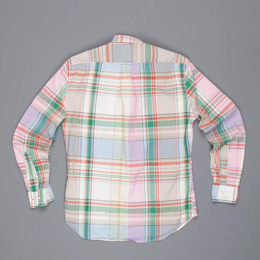 Gitman Vintage Button-Down Shirt Light Blue Pink Madras