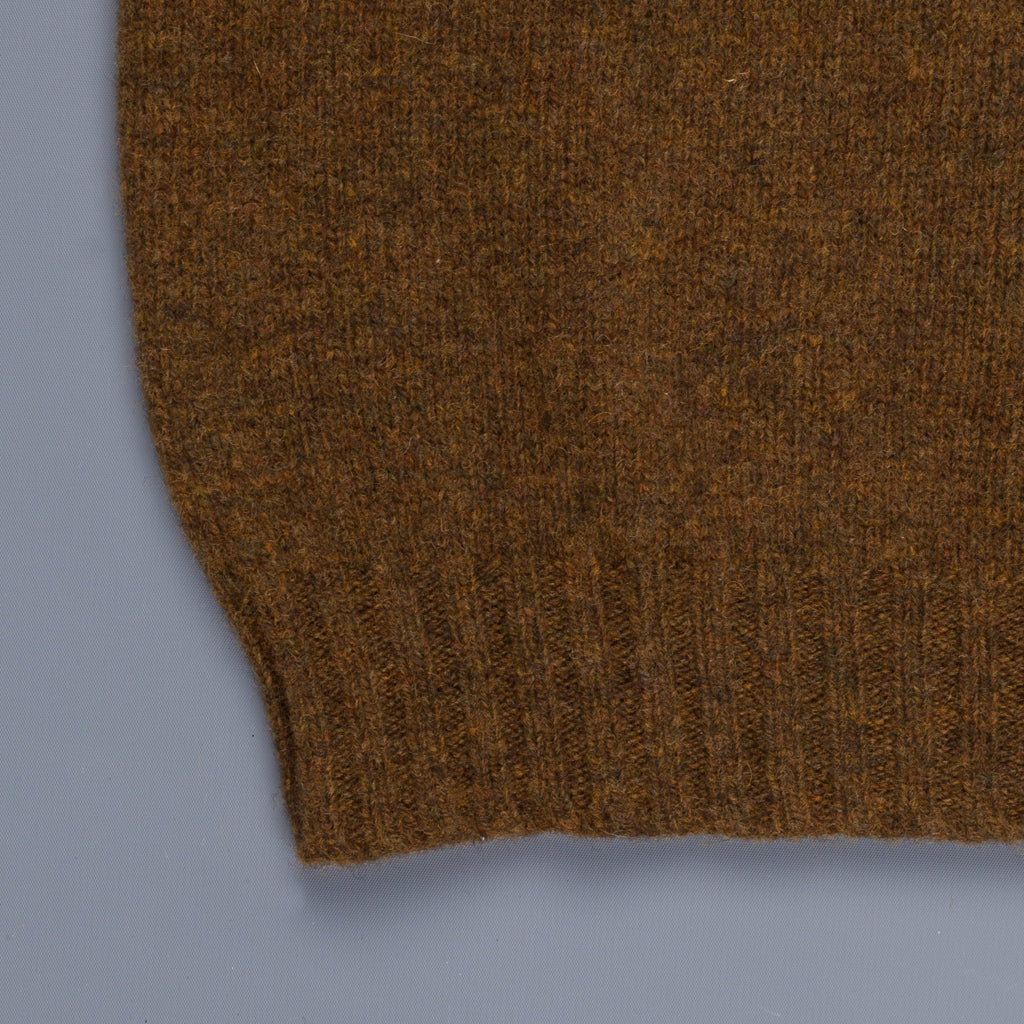 Laurence J. Smith Super Soft Seamless Crew Neck Pullover Dark Olive
