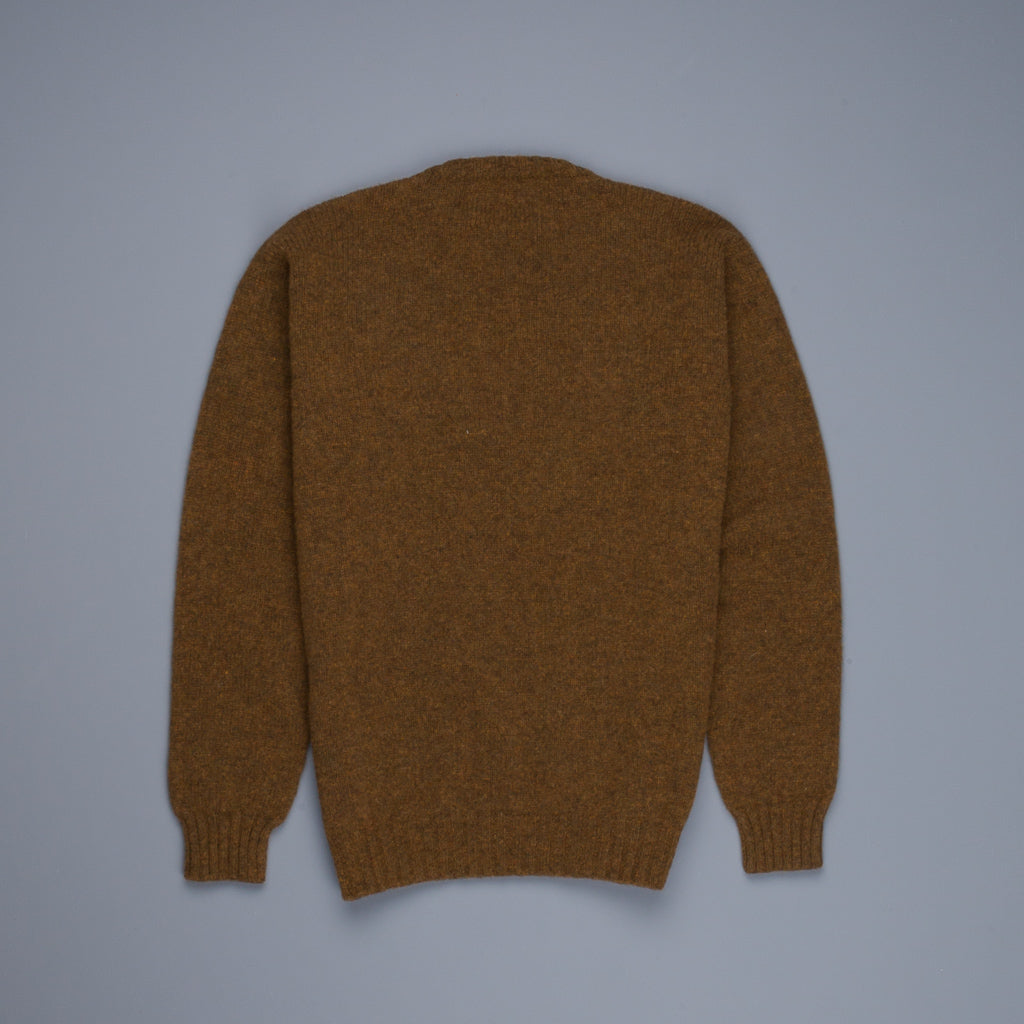 Laurence J. Smith Super Soft Seamless Crew Neck Pullover Dark Olive