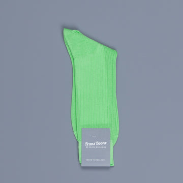 Frans Boone X Pantherella Vale Socks 100% Fil d'Ecosse / Cotton lisle Bright lime