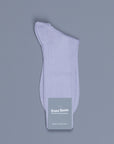 Frans Boone X Pantherella Vale Socks 100% Fil d'Ecosse / Cotton lisle Pale Lilac