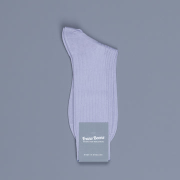 Frans Boone X Pantherella Vale Socks 100% Fil d'Ecosse / Cotton lisle Pale Lilac