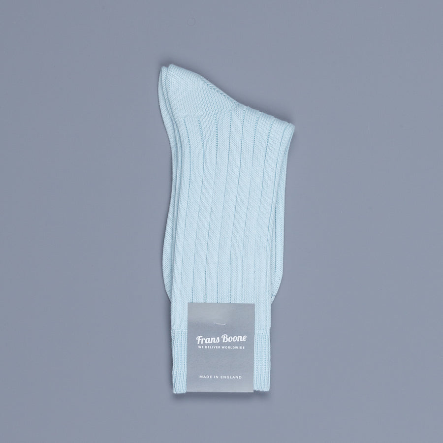 Frans Boone x Pantherella Raynor socks Ice Blue