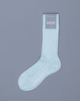 Frans Boone x Pantherella Raynor socks Ice Blue