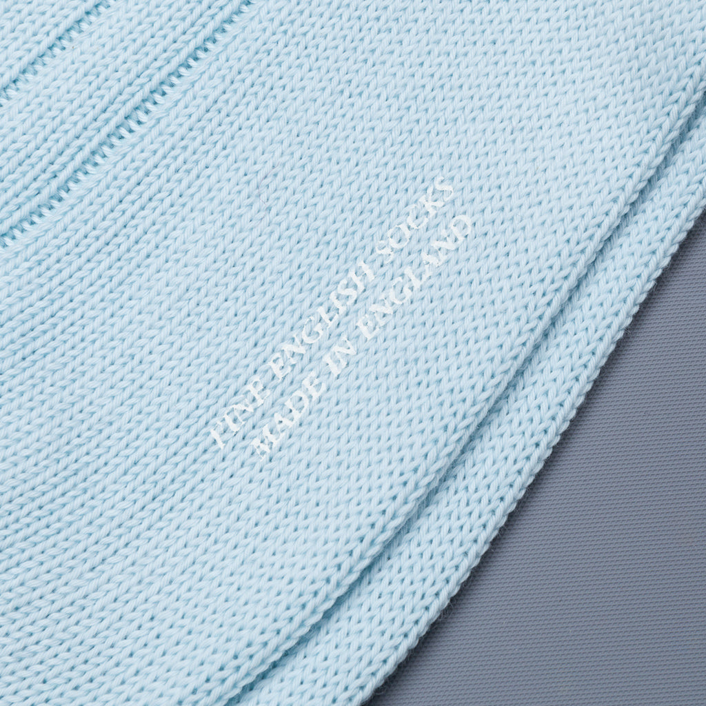 Frans Boone x Pantherella Raynor socks Ice Blue