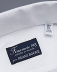 Finamore Napoli Shirt Ustica Collar Giro Inghlese White