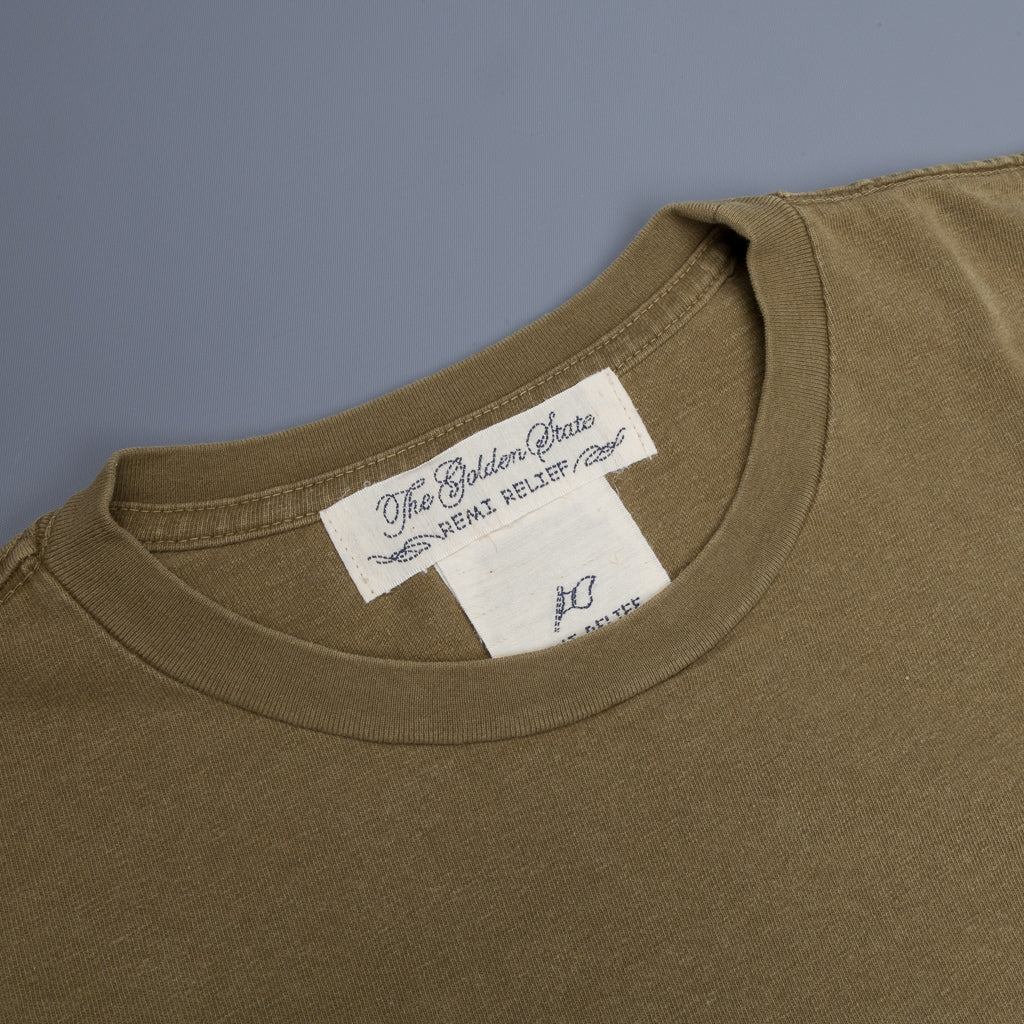 Remi Relief 16G Heavy Cotton Pocket Tee Green