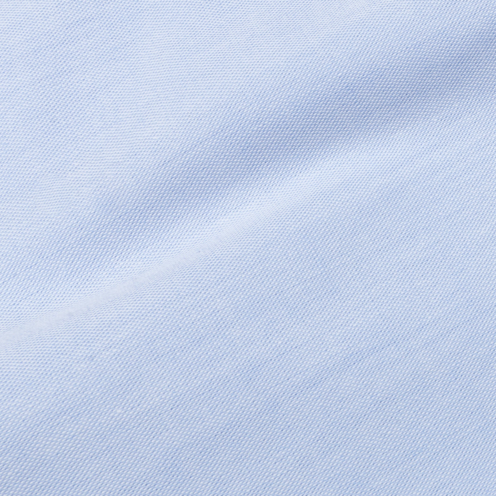 Finamore Tokyo Shirt Collo Lucio Original Chambray Blu Chiaro
