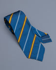 Drakes super repp Regimental tie Cambridge Old Salopian