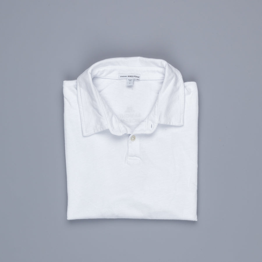 James Perse Dry Touch Jersey Polo White