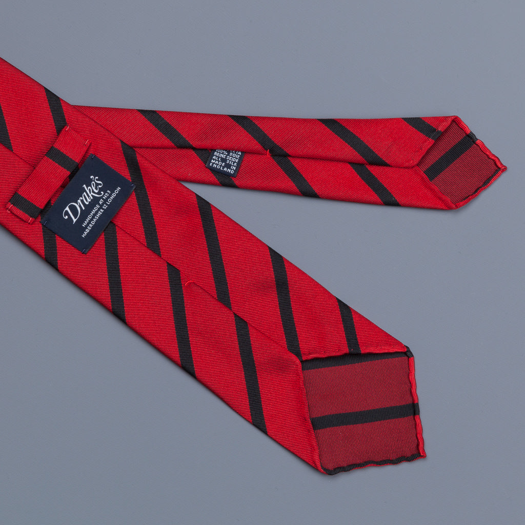 Drakes super repp Regimental tie Sommerville College