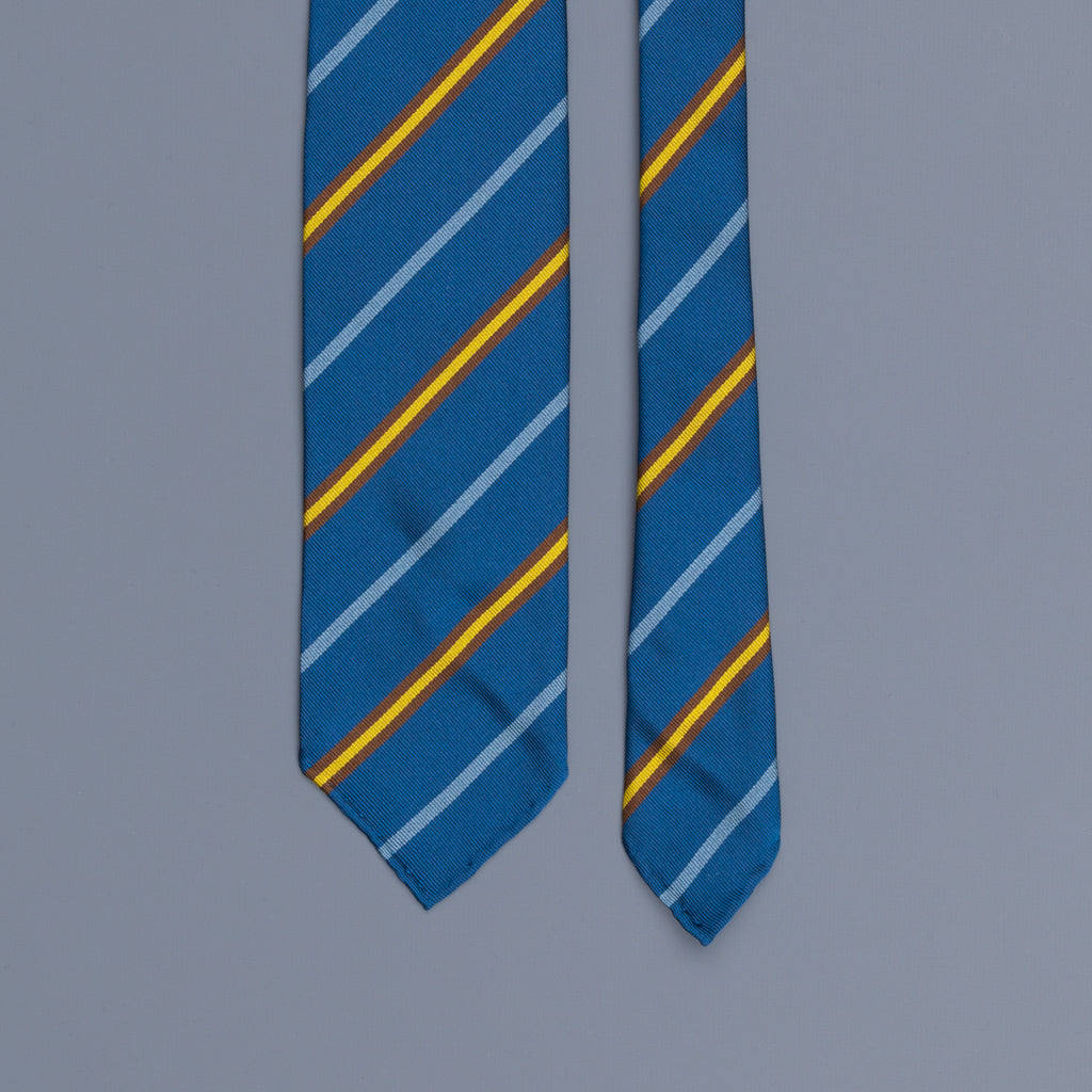 Drakes super repp Regimental tie Cambridge Old Salopian