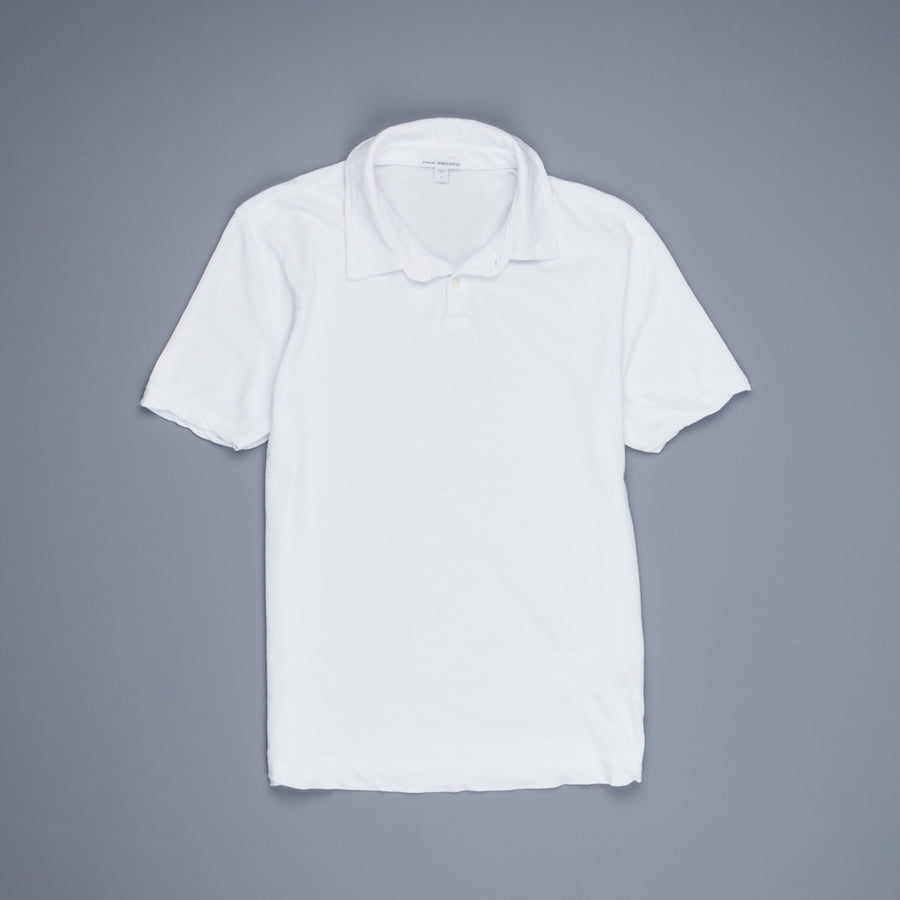James Perse Dry Touch Jersey Polo White