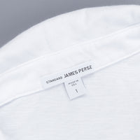 James Perse Dry Touch Jersey Polo White