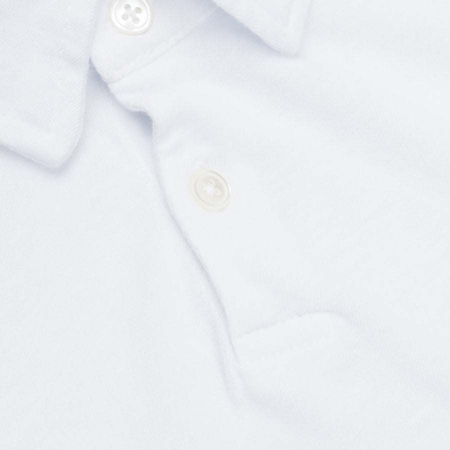 James Perse Dry Touch Jersey Polo White