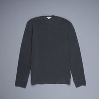 James Perse Dry Touch Jersey L/S Crew Neck Magma
