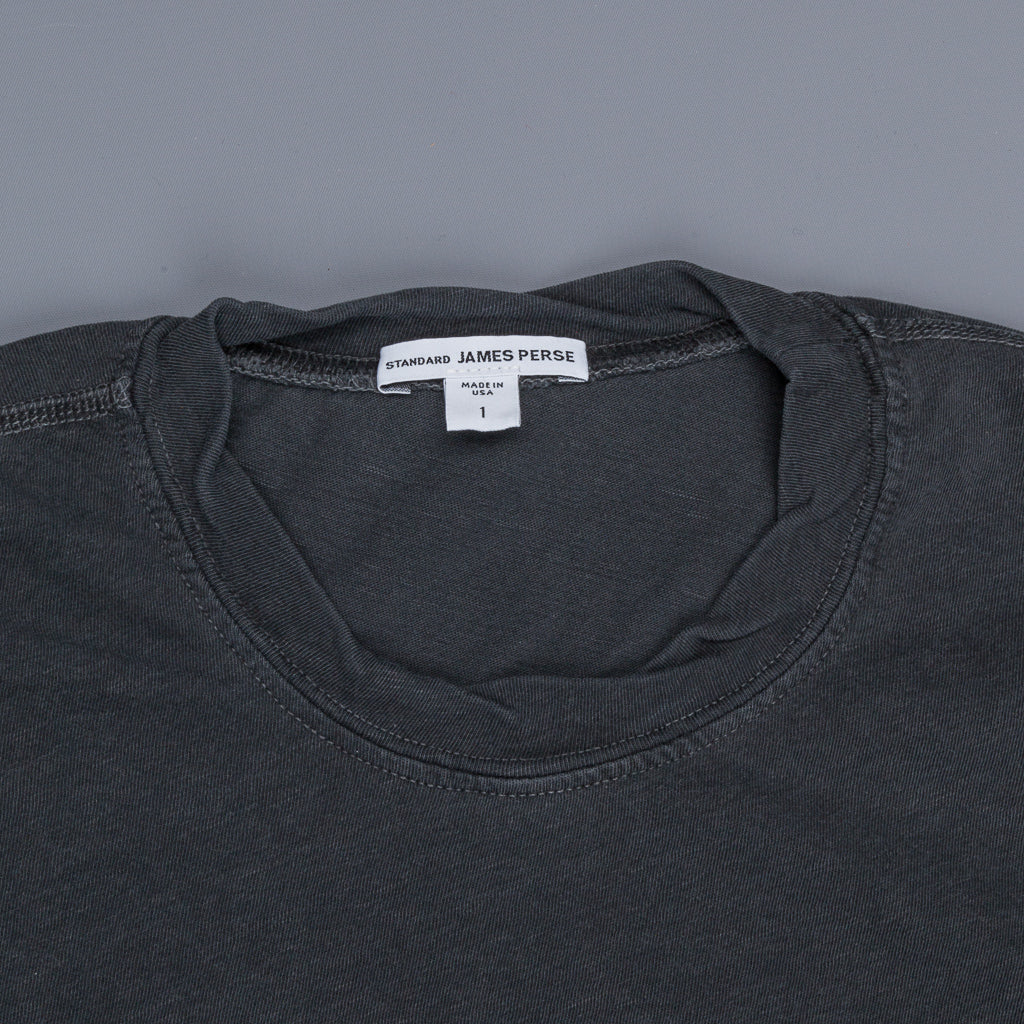 James Perse Dry Touch Jersey L/S Crew Neck Magma