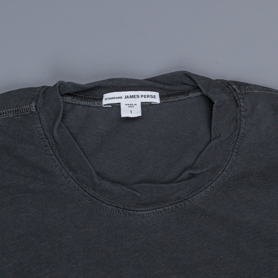 James Perse Dry Touch Jersey L/S Crew Neck Magma