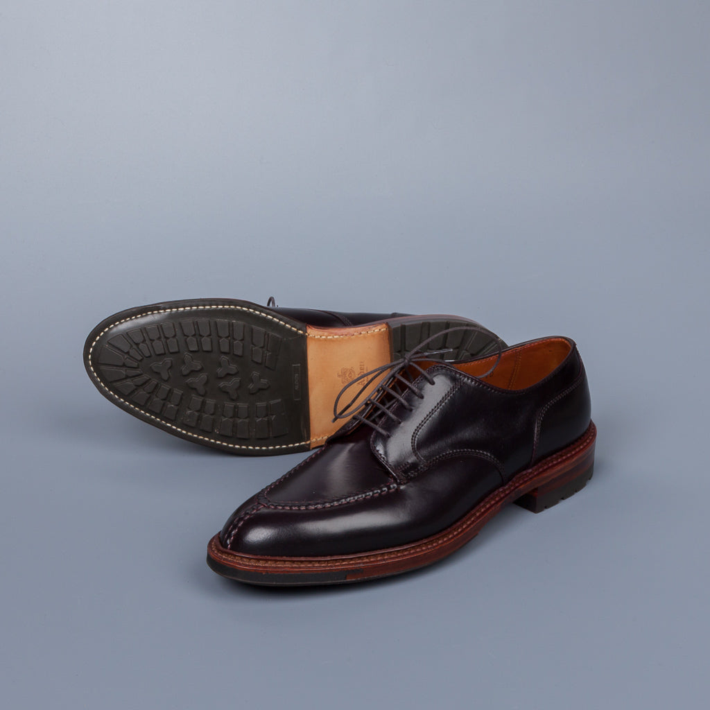 Alden Norwegian Split Toe Blucher on Commando Sole #8 cordovan – Frans ...