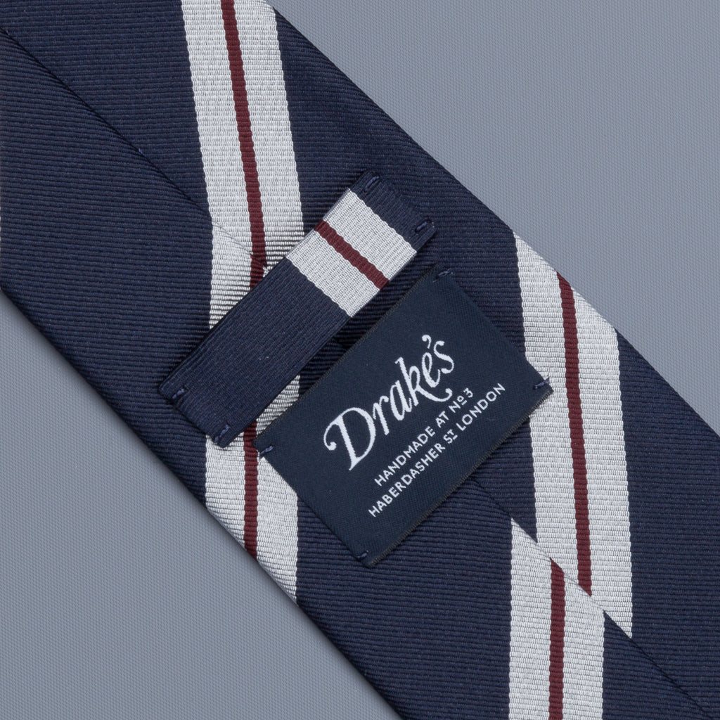 Drake&#39;s super repp Regimental tie Old Haberdashers