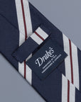 Drake's super repp Regimental tie Old Haberdashers