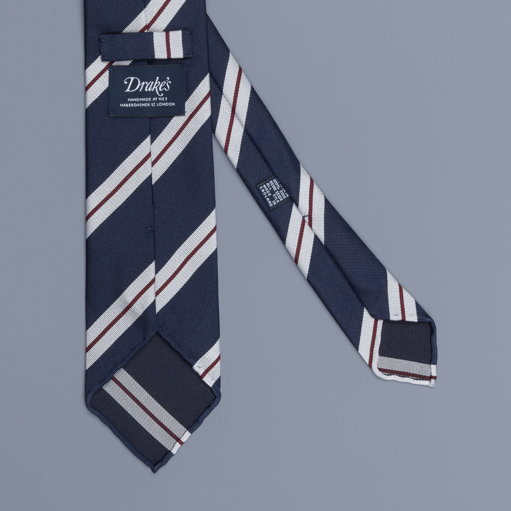 Drake&#39;s super repp Regimental tie Old Haberdashers