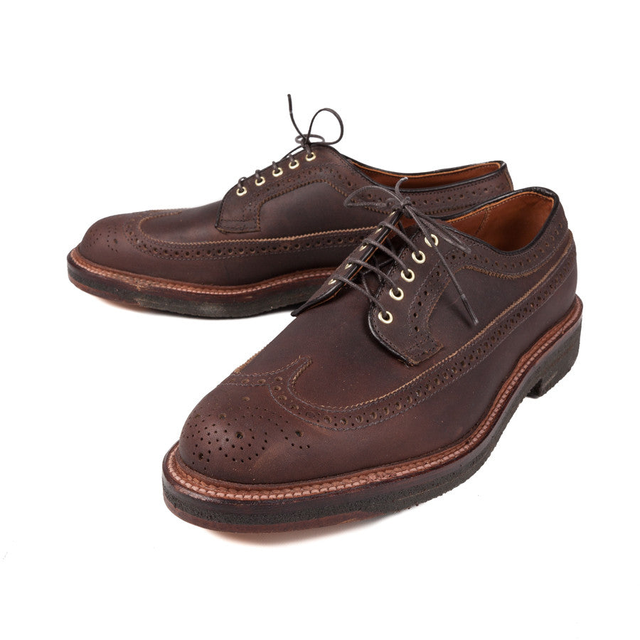 Alden Dark brown Kudu longwings on crepe