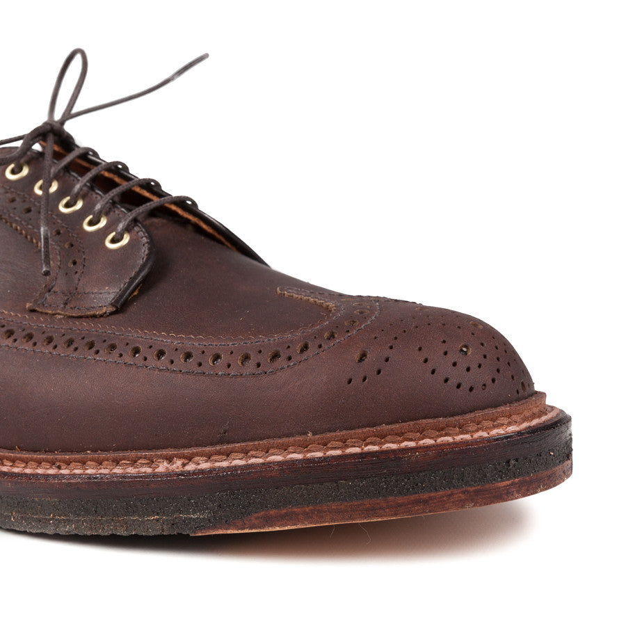 Alden Dark brown Kudu longwings on crepe