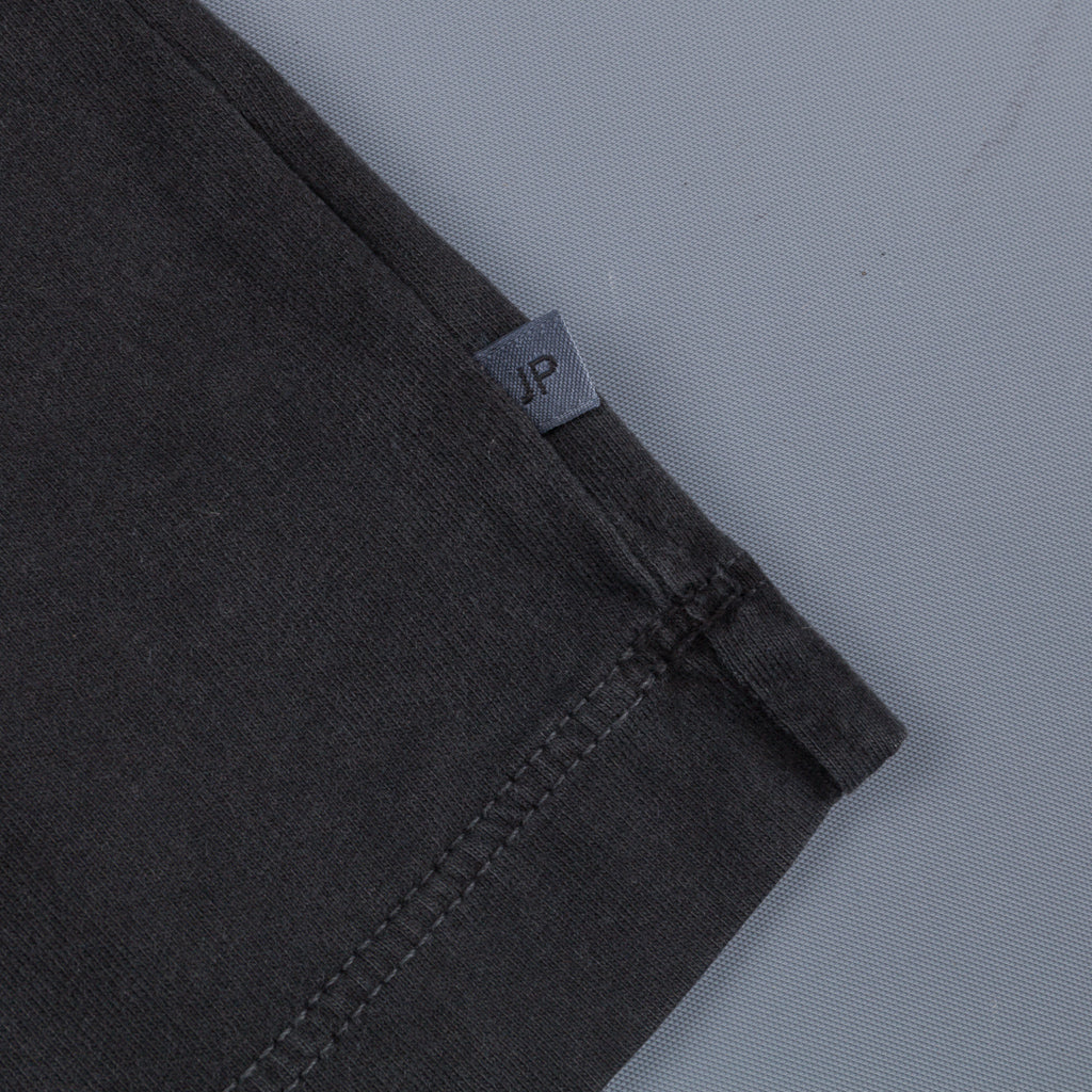 James Perse L/S Crew Neck Pocket Tee Suede Jersey Carbon