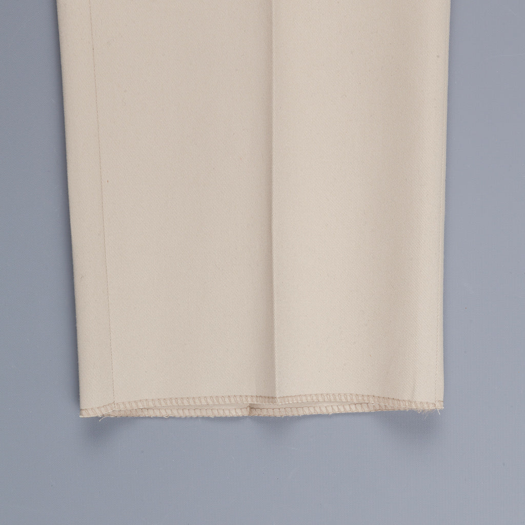 Rota Pantaloni High Rise Regular Fit Cotton Beige Medio