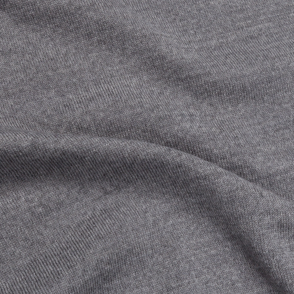 William Lockie x Frans Boone 30 gauge Loro Piana merino&#39;s Sweater Crew Neck Flannel