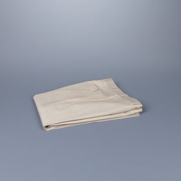 Rota Pantaloni High Rise Regular Fit Cotton Beige Medio