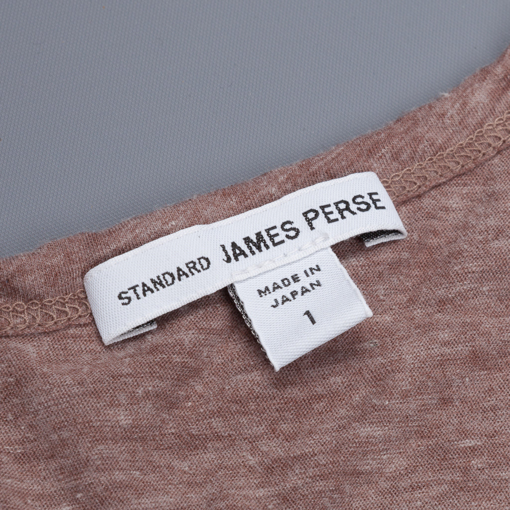 James Perse Pocket Tee Maroon Melange