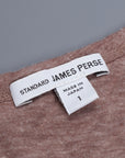 James Perse Pocket Tee Maroon Melange