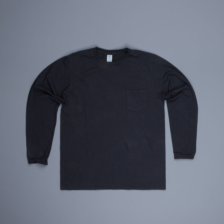 Velva Sheen Longsleeve Pocket T-Shirt Black