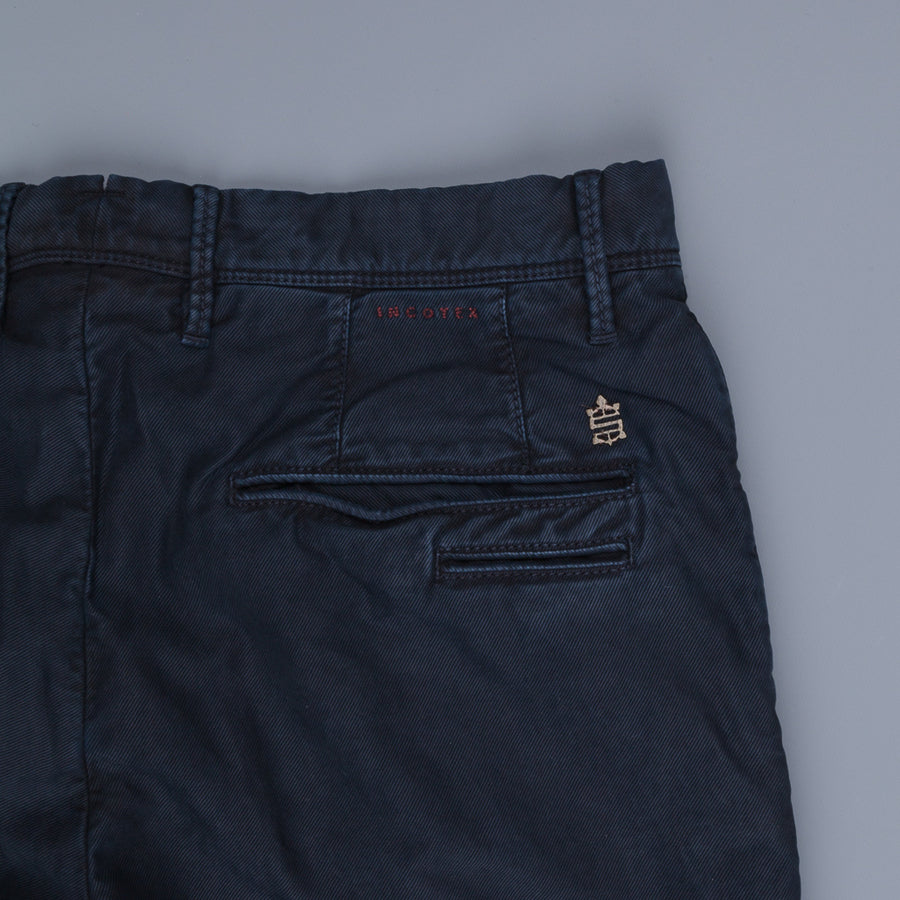 Incotex Model 103 Skinfit Chino's "Tricochino" Blu