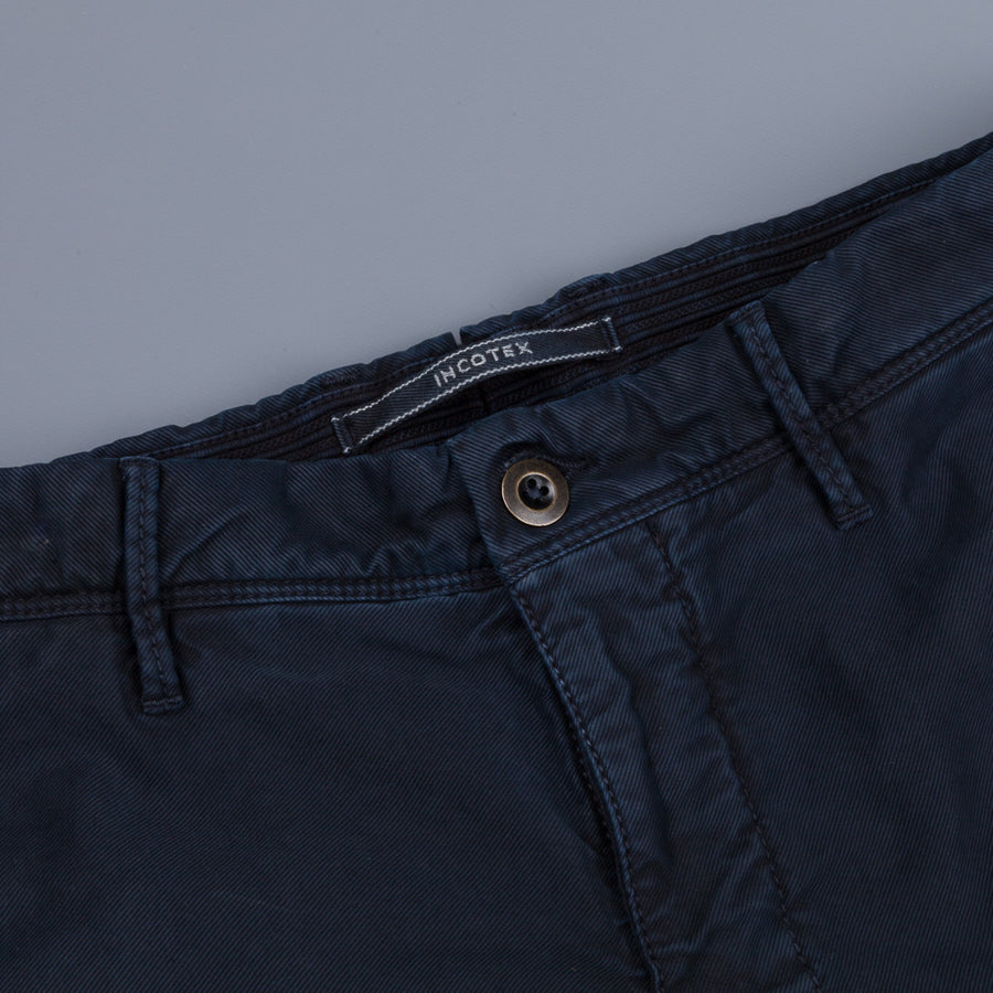 Incotex Model 103 Skinfit Chino's "Tricochino" Blu