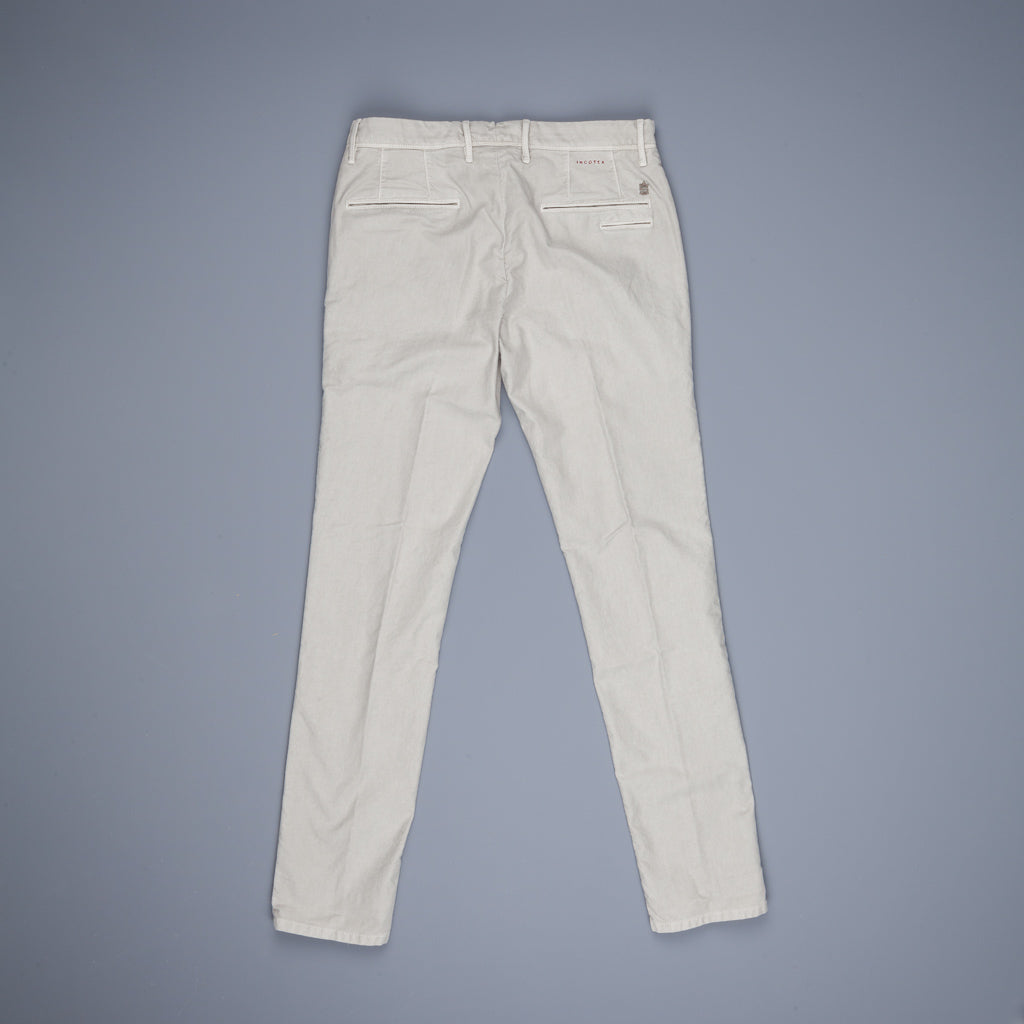 Incotex Model 103 Skinfit Chino's "Tricochino" Grigio Chiaro