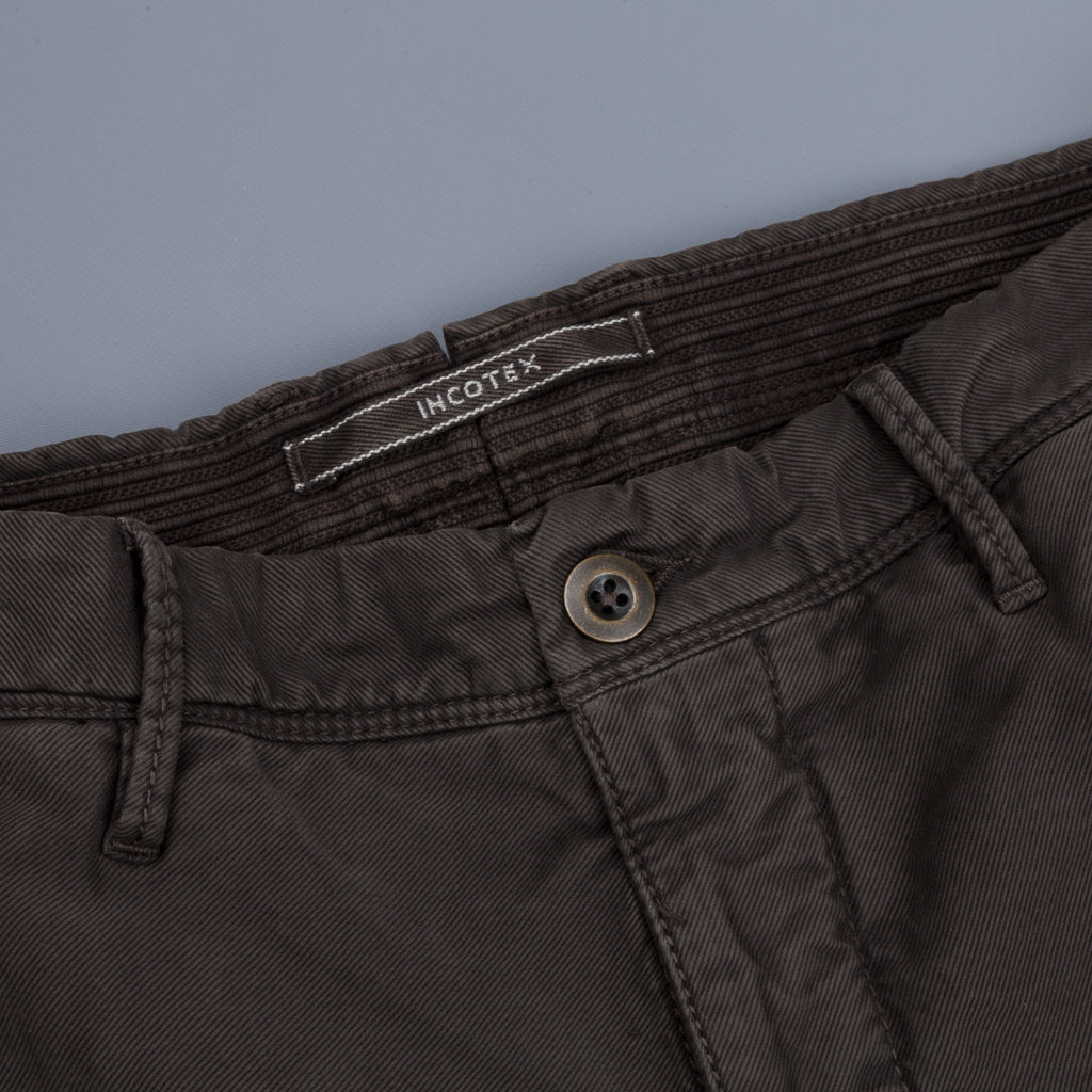 Incotex Model 103 Skinfit Chino's "Tricochino" Bruciato